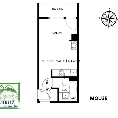 Mou2e 4 Pers Centre Des Carroz Appartement *